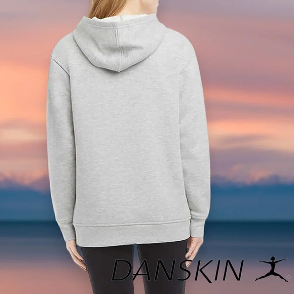 Danskin | Fleece Full Zip Hooded Jacket | Gray | NWT - Picture 2 of 2
